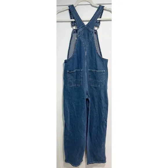CARHARTT Cotton Carpenter Overalls Bib Coverall Unisex Big Kids Size 14 - Picture 2 of 4